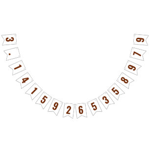 Pi 3,14-Wimpel-Banner Wimpelkette
