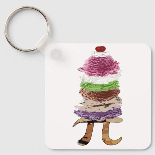 Pi a la Mode Keychain Schlüsselanhänger (Vorderseite)