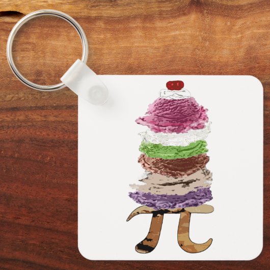 Pi a la Mode Keychain Schlüsselanhänger (Vorderseite)
