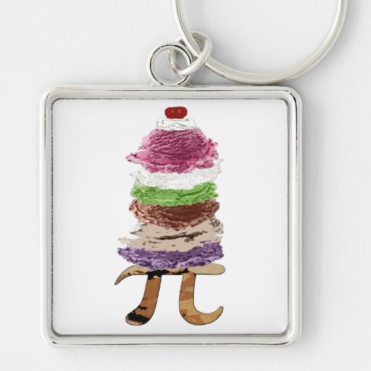 Pi a la Mode Keychain Schlüsselanhänger (Vorne)