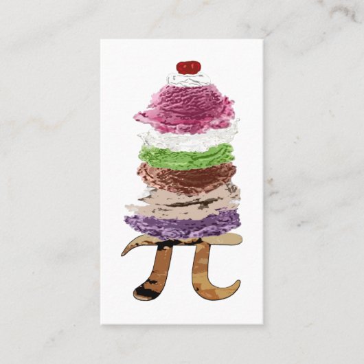 Pi a la Mode Visitenkarte (Vorderseite)