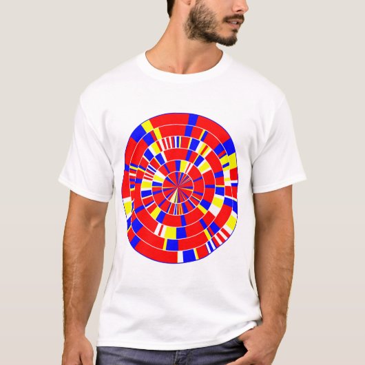Pi Abstrakt 01 T-Shirt (Vorderseite)