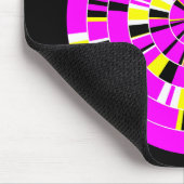 Pi Abstrakt 02 - auf schwarz Mousepad (Ecke)