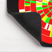 Pi Abstrakt 02 - auf schwarz Mousepad (Ecke)