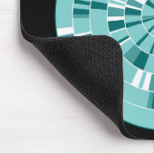 Pi Abstrakt 05 - auf schwarz Mousepad (Ecke)