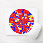 Pi Abstrakt - auf Weiß Mousepad (Mit Mouse)