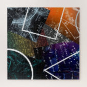 Pi Abstrakt: Mathematisches Kunstpuzzle Puzzle (Horizontal)