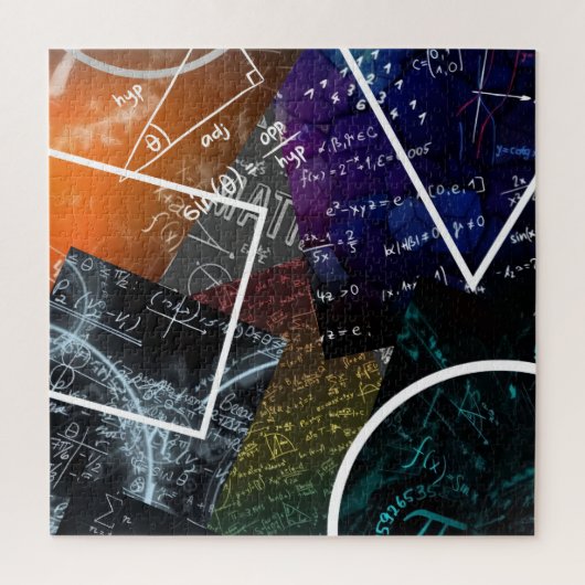 Pi Abstrakt: Mathematisches Kunstpuzzle Puzzle (Vertikal)