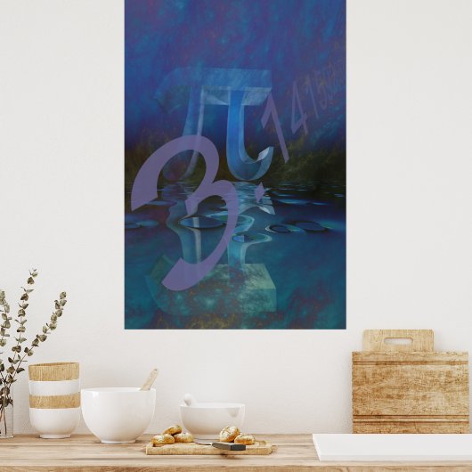 Pi abstrakt Poster (Küche)