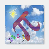 Pi am Himmel Magnet (Vorne)