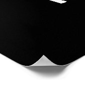 Pi-ano ~ Funny Math Music Geek Poster (Ecke)