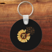 Pi Apparel Pi Day Sonnenblume Kleidung Math Funny  Schlüsselanhänger (Vorderseite)