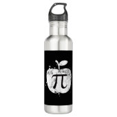 Pi Apple Pie Funny Edelstahlflasche (Vorderseite)