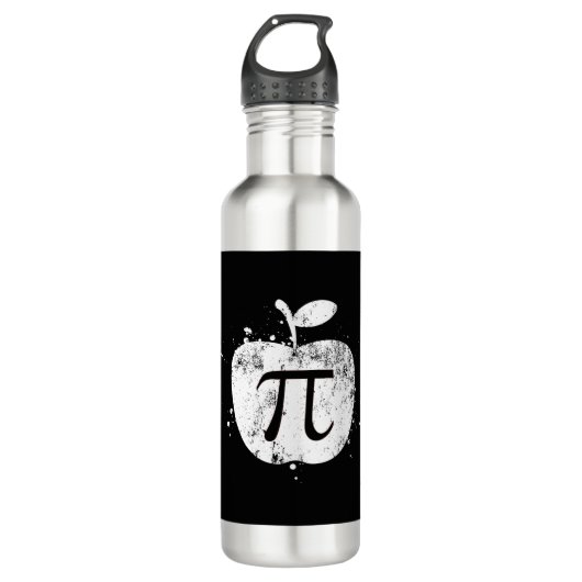 Pi Apple Pie Funny Edelstahlflasche (Vorderseite)