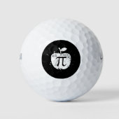 Pi  Apple Pie Funny Golfball (Vorderseite)
