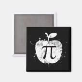Pi Apple Pie Funny Magnet (Vorderseite/Rückseite)