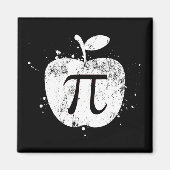 Pi Apple Pie Funny Magnet (Vorne)