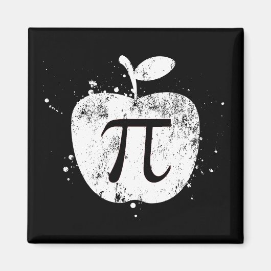 Pi Apple Pie Funny Magnet (Vorne)