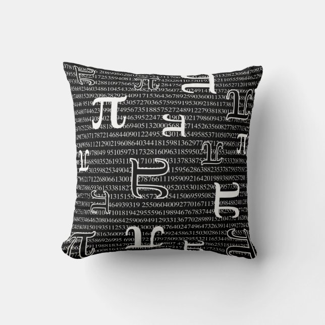 Pi are Square Kissen (Vorderseite)