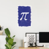 Pi Art - Math Posters Poster (Heimbüro)