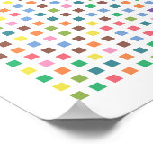 Pi art - Pi bis 3.141. Dezimalstelle Poster (Ecke)