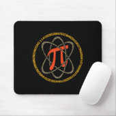 Pi Atom - Pi Day and Mathe Lover Gift Mousepad (Mit Mouse)