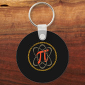 Pi Atom - Pi Day and Mathe Lover Gift Schlüsselanhänger (Vorderseite)