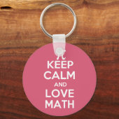 Pi behielt Ruhe und Liebe Schlüsselanhänger (Vorderseite)