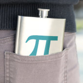 Pi benutzerdefinierter Monogramm-Kolben Flachmann (Beispiel)