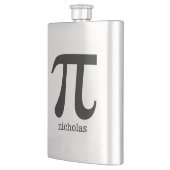 Pi benutzerdefinierter Monogramm-Kolben Flachmann (Links)