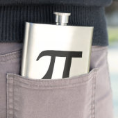 Pi benutzerdefinierter Monogramm-Kolben Flachmann (Beispiel)