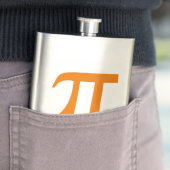 Pi benutzerdefinierter Monogramm-Kolben Flachmann (Beispiel)