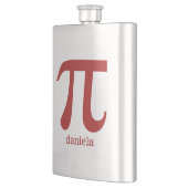 Pi benutzerdefinierter Monogramm-Kolben Flachmann (Links)