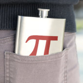 Pi benutzerdefinierter Monogramm-Kolben Flachmann (Beispiel)