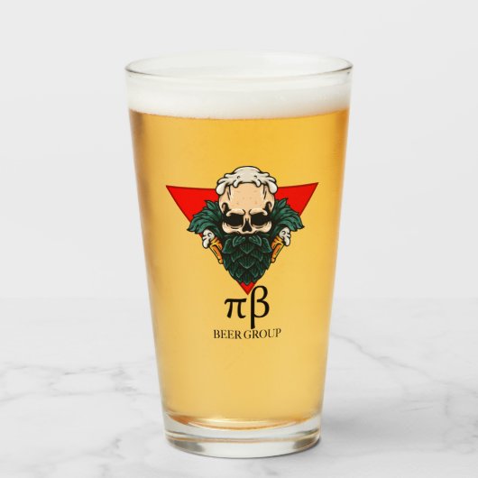 Pi Beta Beer Group Glas (Vorne (Gefüllt))
