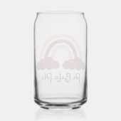 Pi Beta Phi Griechische Schwesternschaft Rotwein R Dosenglas (Vorderseite)