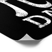 Pi Birthday Math Day Vintag Poster (Ecke)