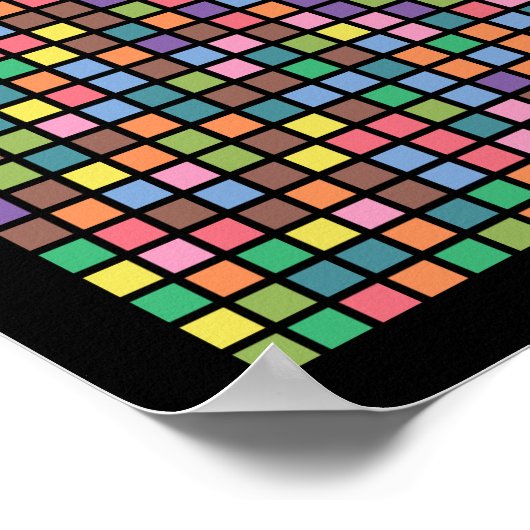 Pi bis 3.141. Dezimalstelle Poster (Ecke)