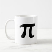 Pi Black Writing Kaffeetasse (Links)