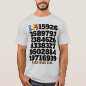 Pi Blah Blah Blah T - Shirt (Vorderseite)