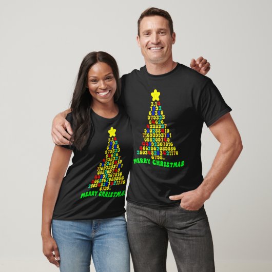 Pi Christmas Tree T-Shirt (Unisex)