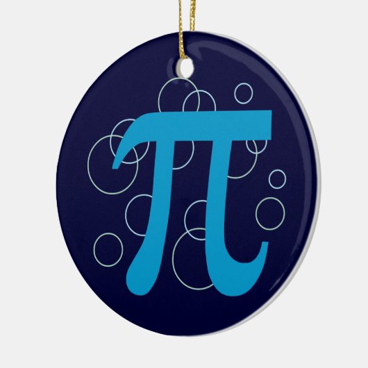 Pi Circles Keramikornament (Links)