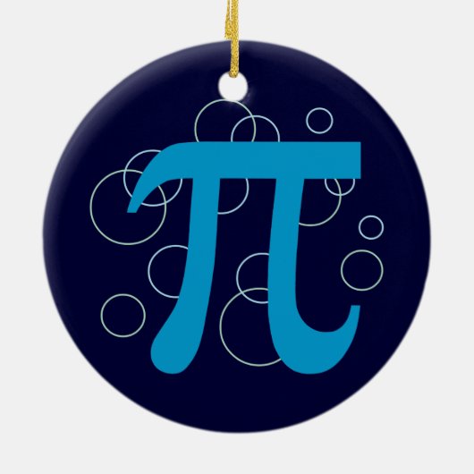 Pi Circles Keramikornament (Hinten)