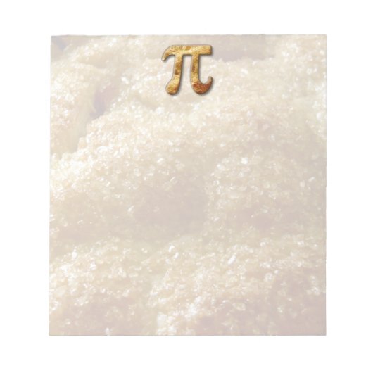Pi Crust Notizblock (Vorderseite)