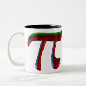 Pi Dark Disco Zweifarbige Tasse (Links)