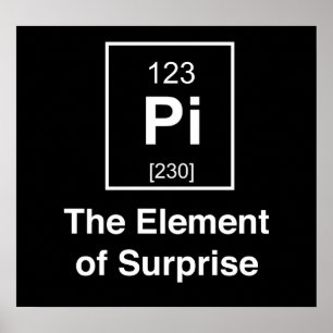 Pi Das Element der Überraschung Poster