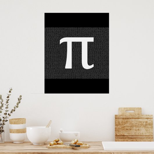 Pi - Das irrationale, mathematisch konstante Poste Poster (Küche)