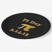 Pi Day 2015 9 Zoll Papier-Teller Pappteller (Schrägansicht)