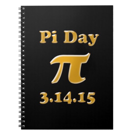 Pi Day 2015 Notebook Notizblock (Vorderseite)