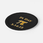 Pi Day 2015 Paper-Teller Pappteller (Schrägansicht)